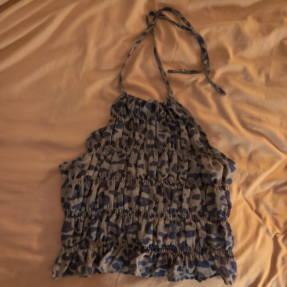 Leopard Open Back Top - Picture 5 of 7